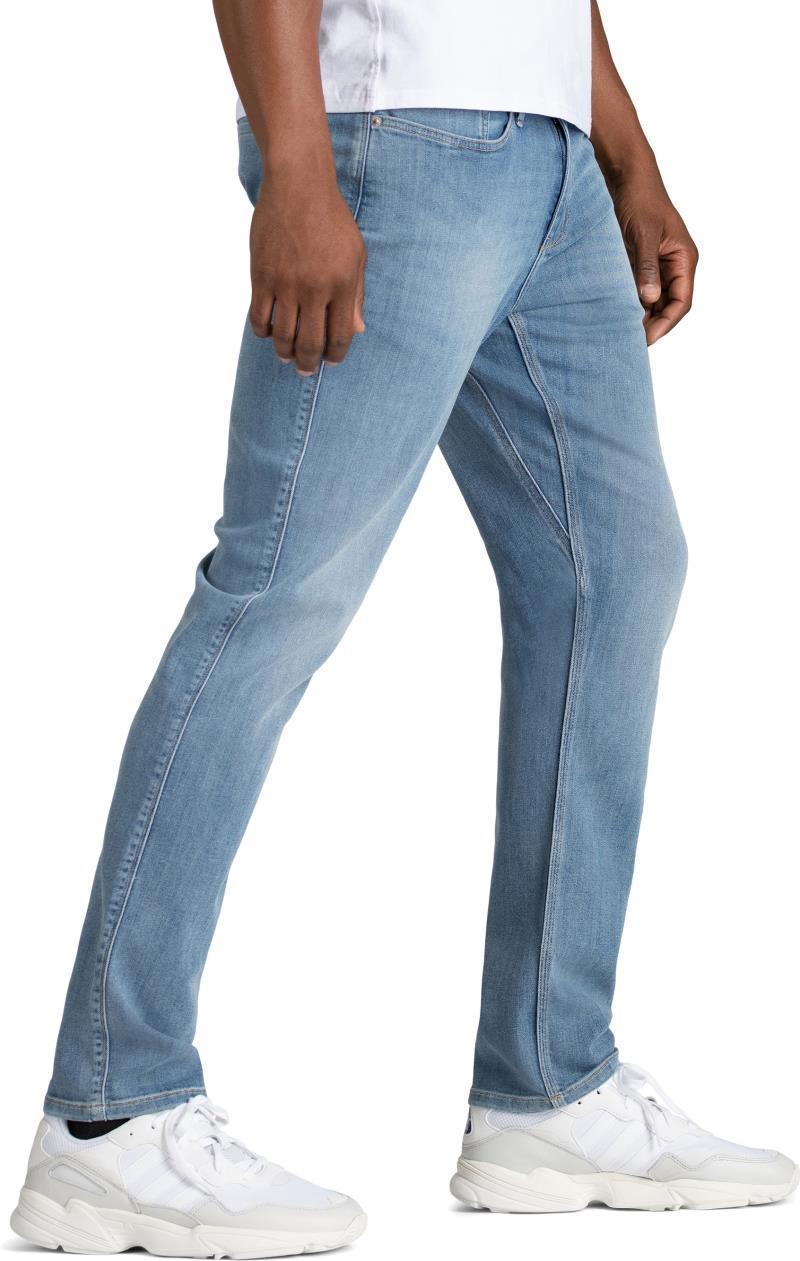 Performance Denim Relaxed Tapered Jeans, 30" Inseam - Rinse - Mens - Cascade 3