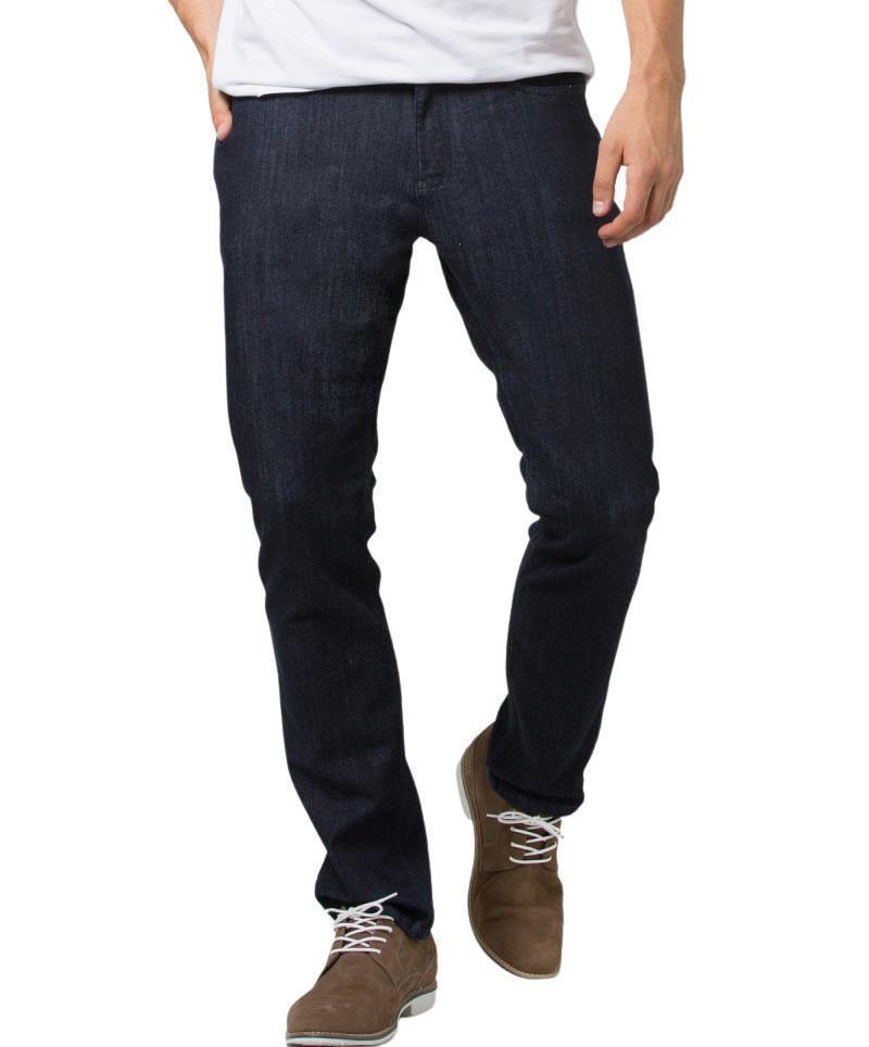 Performance Denim Relaxed Tapered Jeans, 30" Inseam - Rinse - Mens - Rinse 1