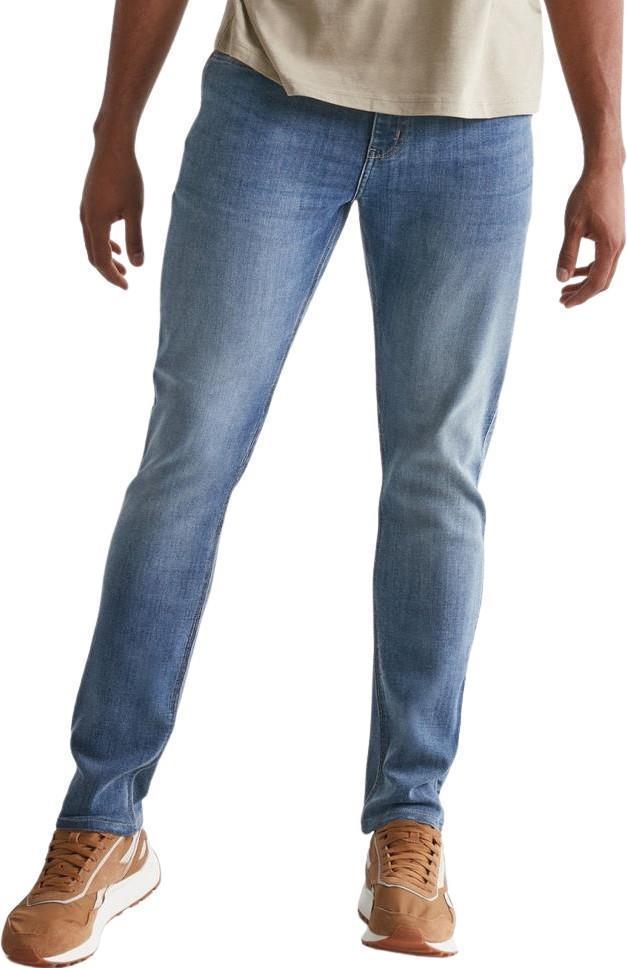 Performance Denim Relaxed Tapered Jeans, 30" Inseam - Wash - Mens - Tidal 1