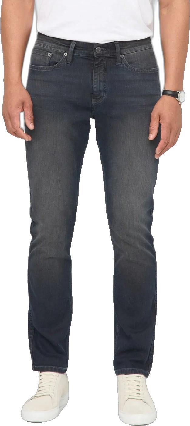 Performance Denim Relaxed Tapered Jeans, 32" Inseam - Mens - midnight 1