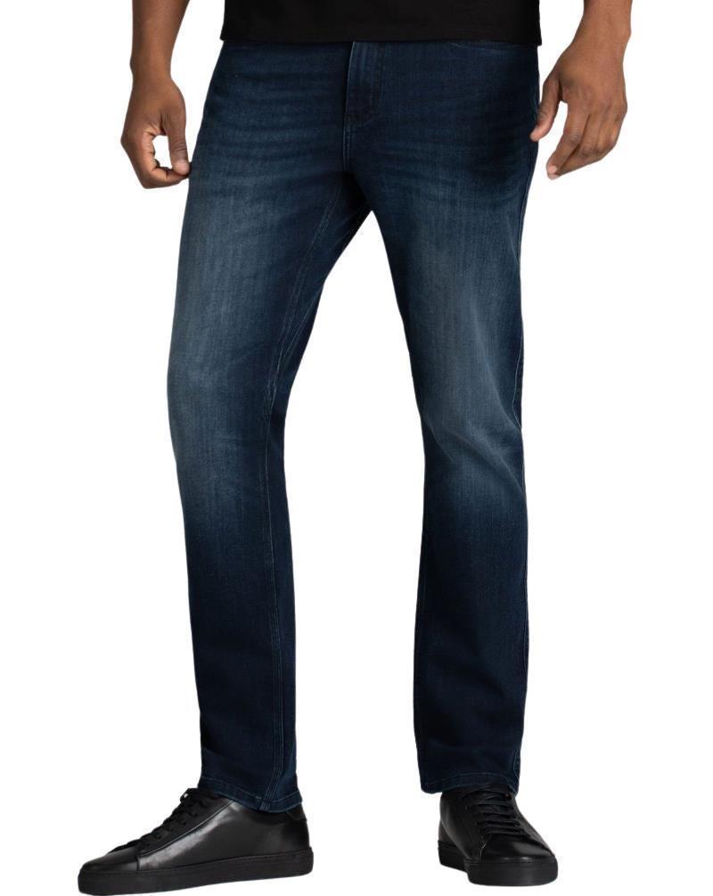 Performance Denim Relaxed Tapered Jeans, 32" Inseam - Rinse - Mens - Equinox 1