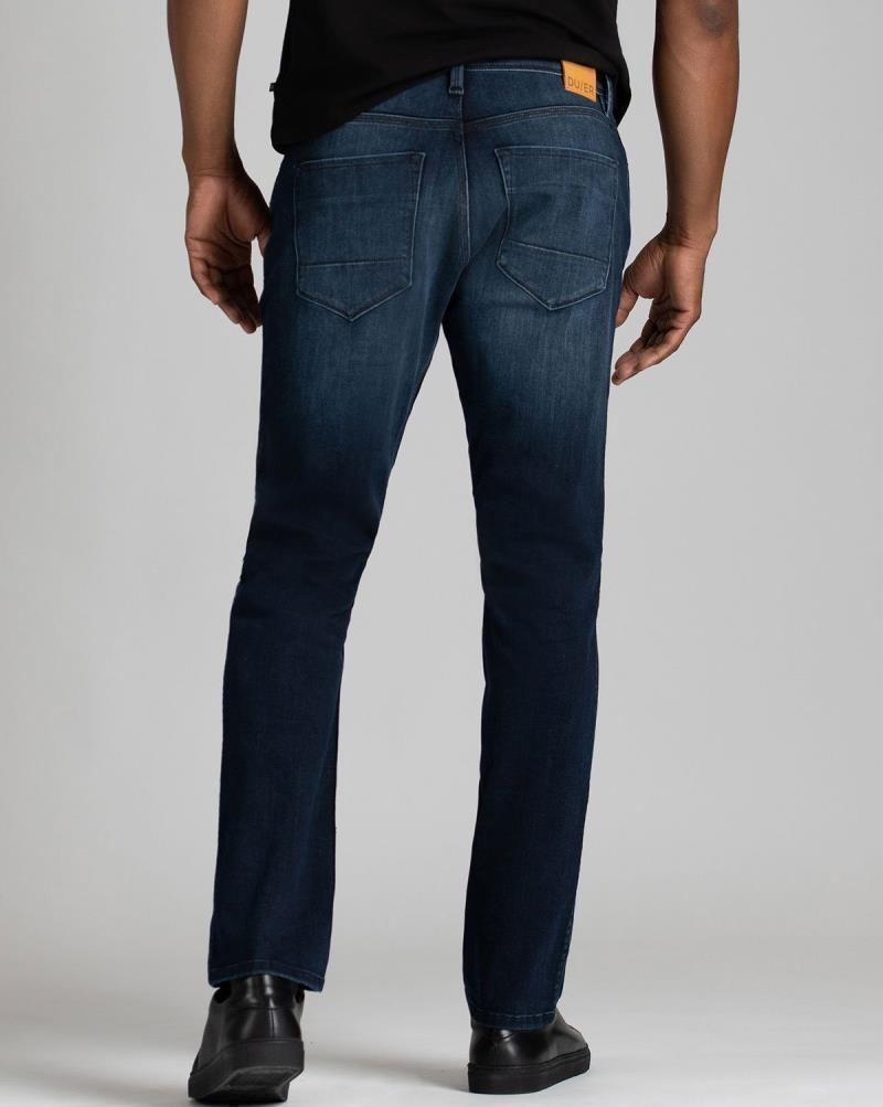 Performance Denim Relaxed Tapered Jeans, 32" Inseam - Rinse - Mens - Equinox 2