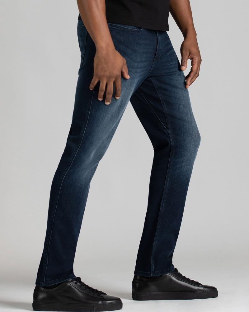 Performance Denim Relaxed Tapered Jeans, 32" Inseam - Rinse - Mens - Equinox 3