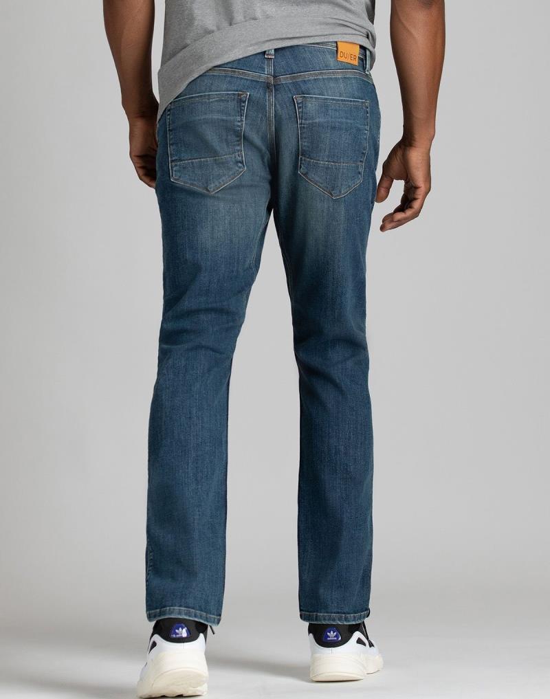 Performance Denim Relaxed Tapered Jeans, 32" Inseam - Wash - Mens - Galactic 2