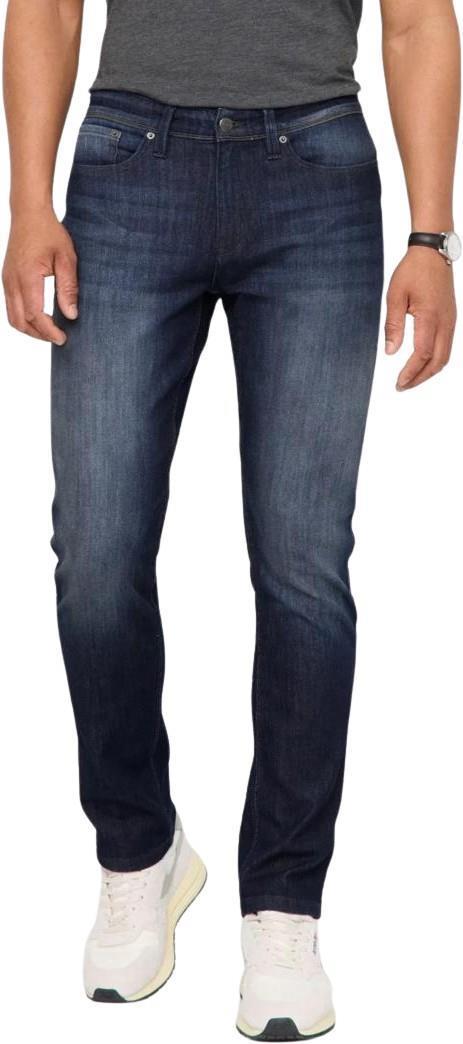 Performance Denim Relaxed Tapered Jeans, 32" Inseam - Wash - Mens - nostalgia blue 1