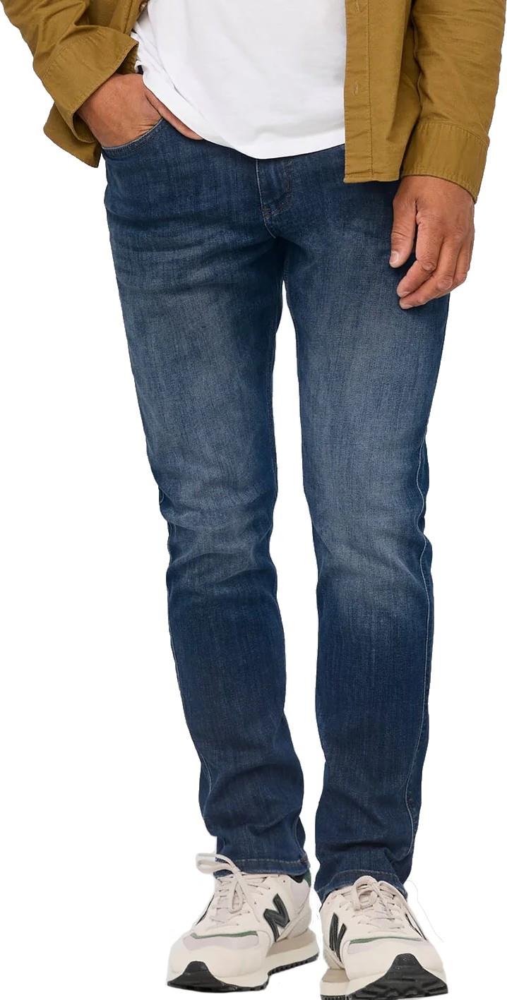 Performance Denim Relaxed Tapered Jeans, 34" Inseam - Mens - galactic 1