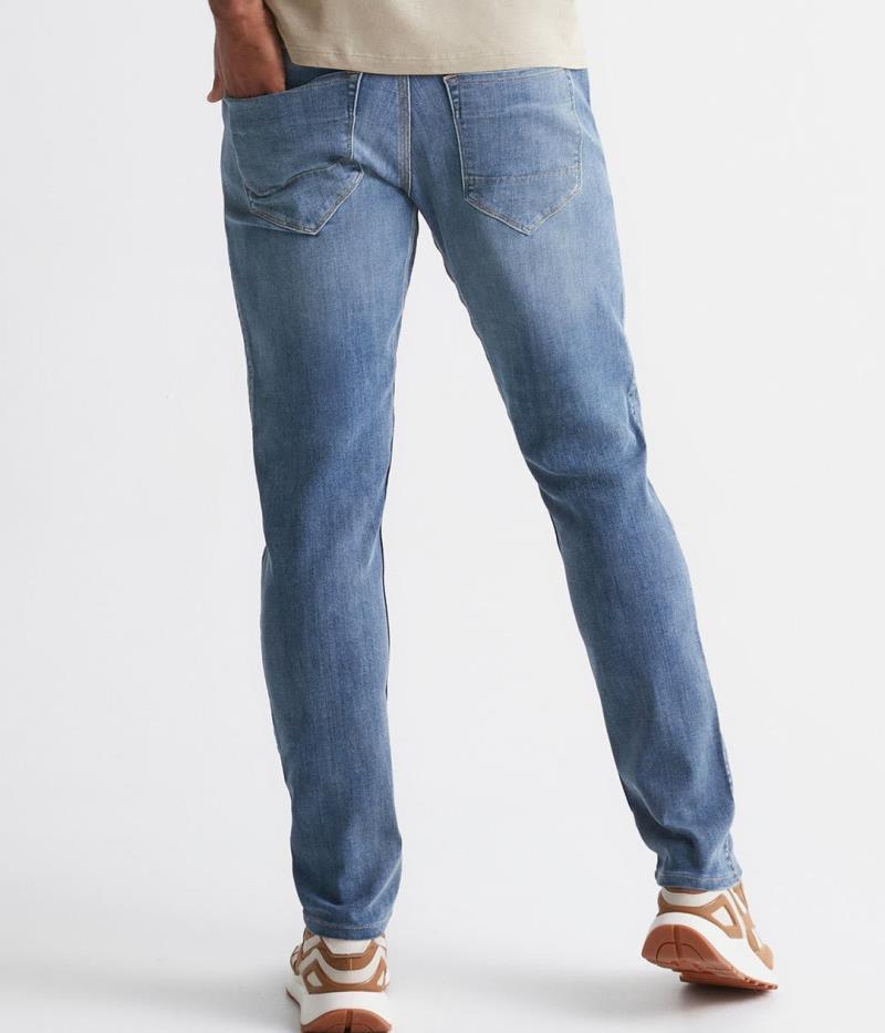Performance Denim Relaxed Tapered Jeans, 34" Inseam - Wash - Mens - Tidal 3