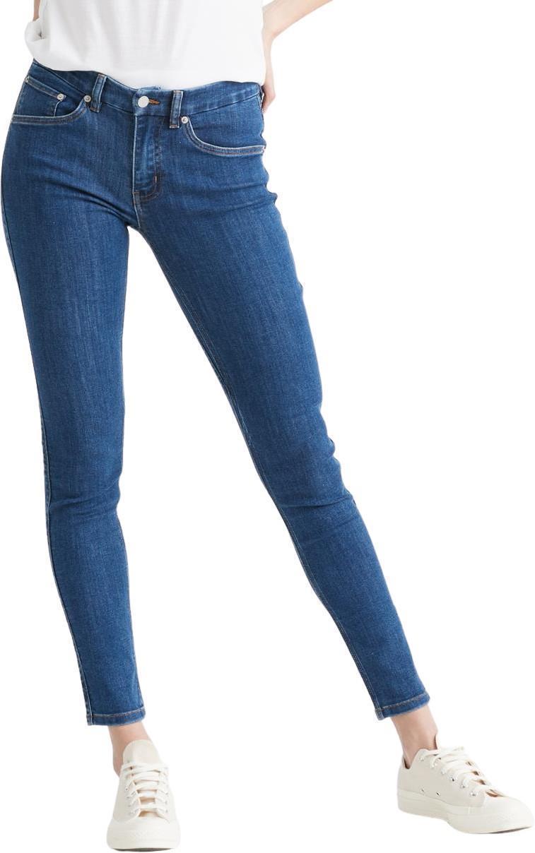 Performance Denim Skinny Jeans, 31" Inseam - Wash - Womens - Medium Stone 1