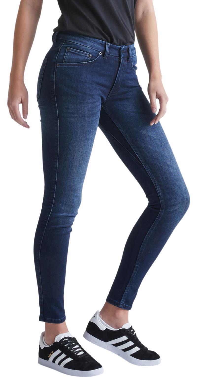 Performance Denim Skinny Jeans, 31" Inseam - Wash - Womens - Meteorite 2