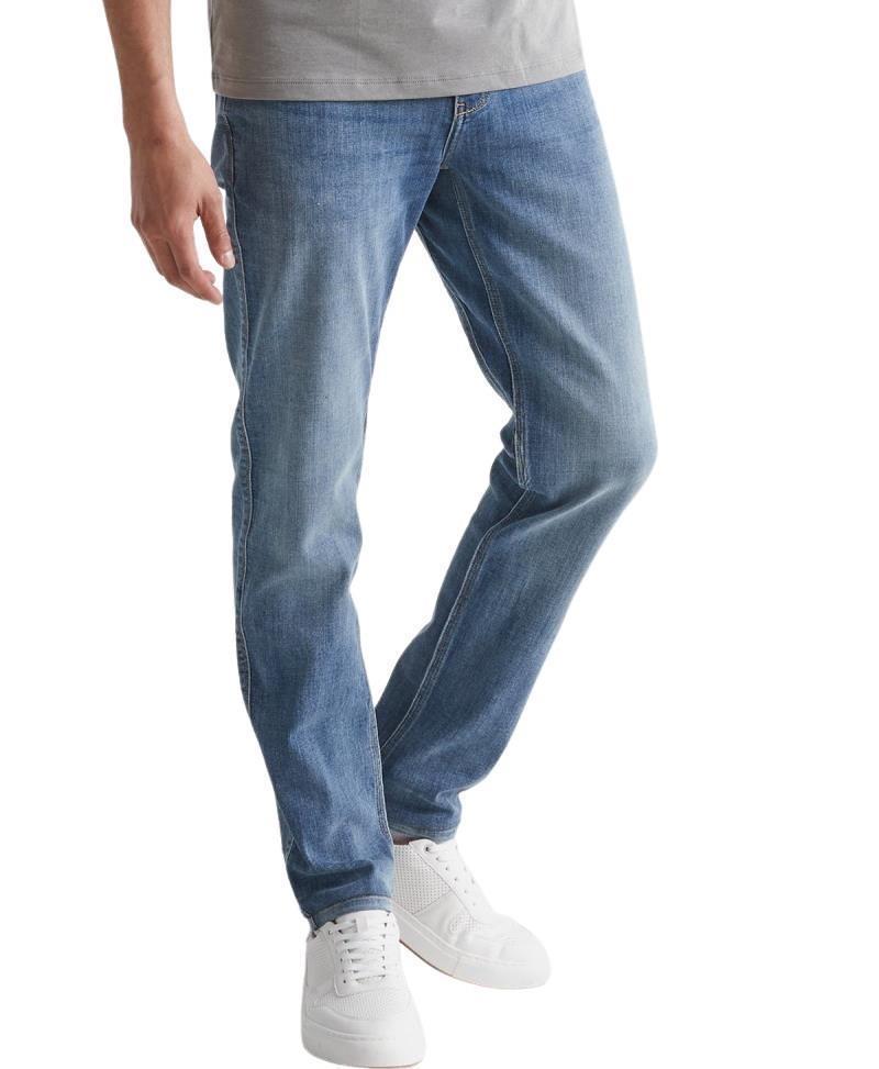 Performance Denim Slim Jeans, 30" Inseam - Wash - Mens - Tidal 1