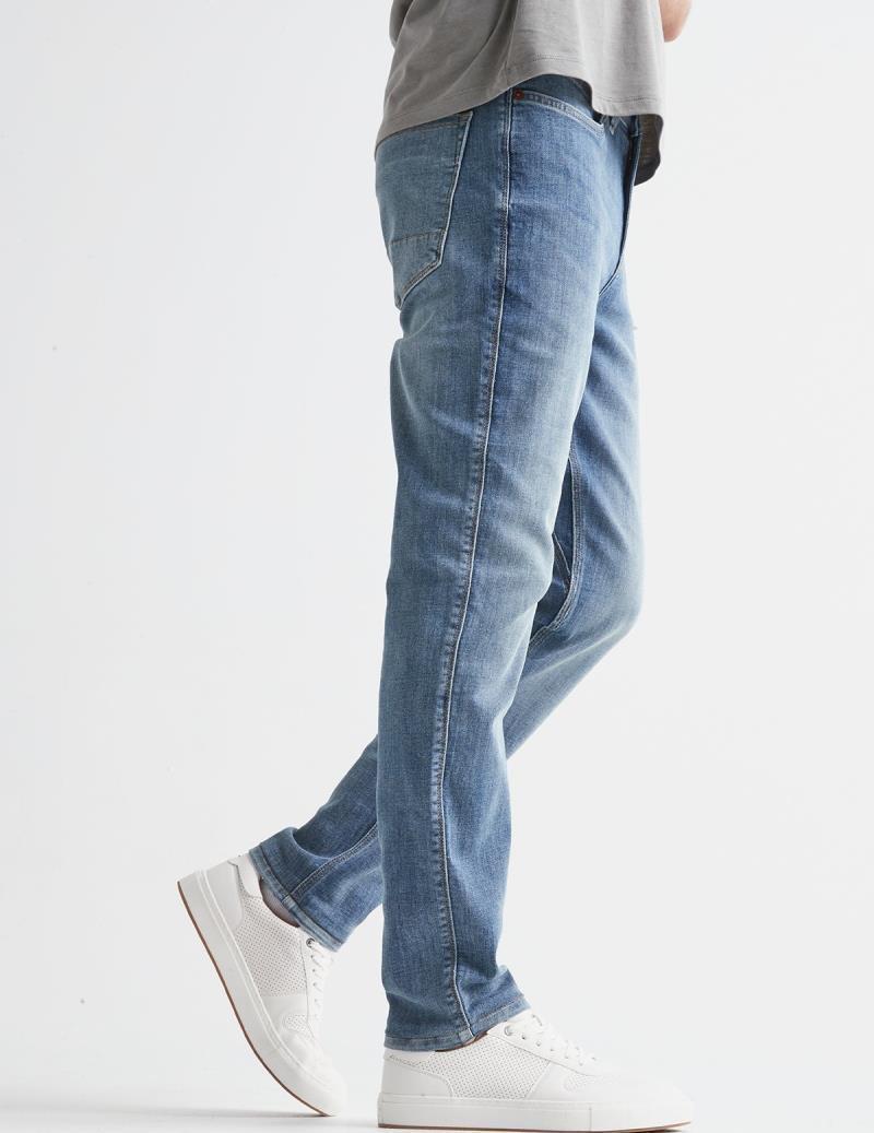 Performance Denim Slim Jeans, 30" Inseam - Wash - Mens - Tidal 2