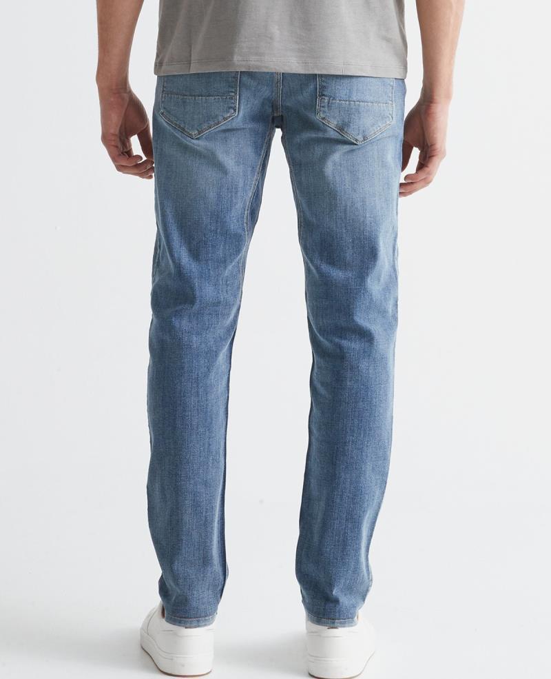 Performance Denim Slim Jeans, 30" Inseam - Wash - Mens - Tidal 3