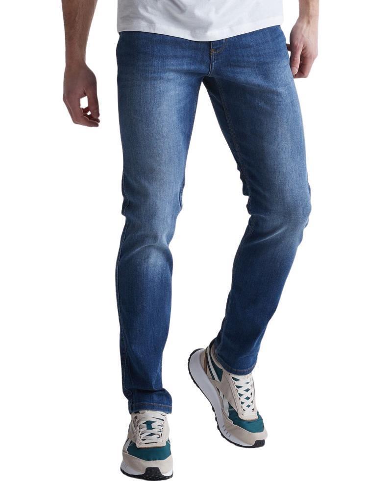 Performance Denim Slim Jeans, 30" Inseam - Wash - Mens - galactic 1
