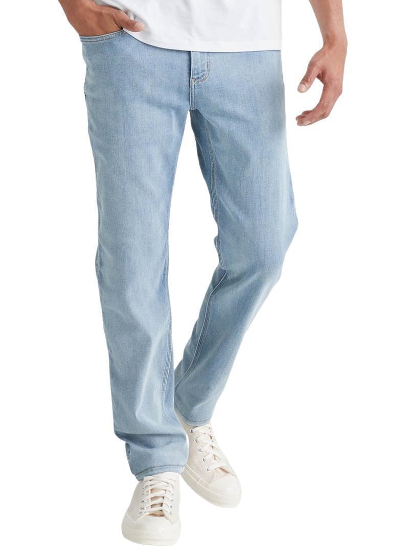 Performance Denim Slim Jeans, 30" Inseam - Wash - Mens - modern bleach 1