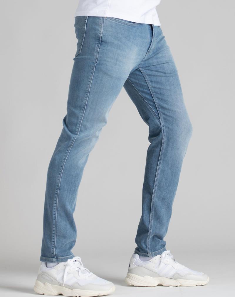 Performance Denim Slim Jeans, 32" Inseam - Rinse - Mens - Cascade 2