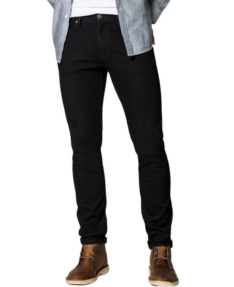 Performance Denim Slim Jeans, 34" Inseam - Rinse - Mens - Black 1