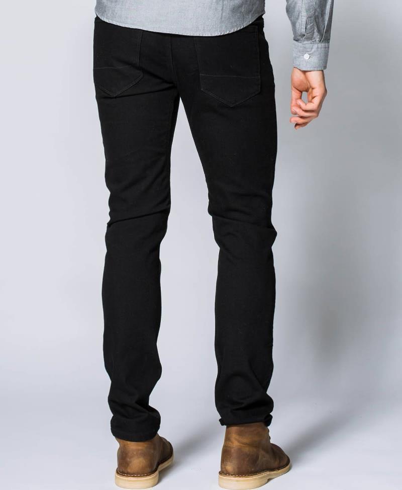 Performance Denim Slim Jeans, 34" Inseam - Rinse - Mens - Black 3