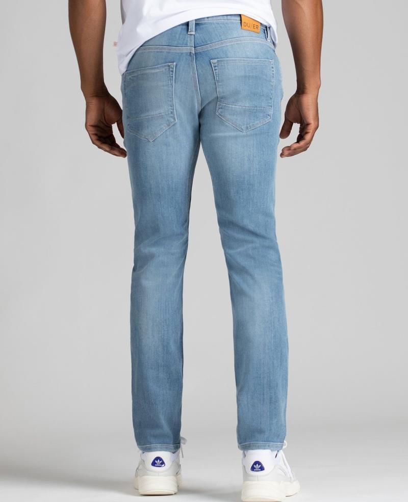 Performance Denim Slim Jeans, 34" Inseam - Rinse - Mens - Cascade 3