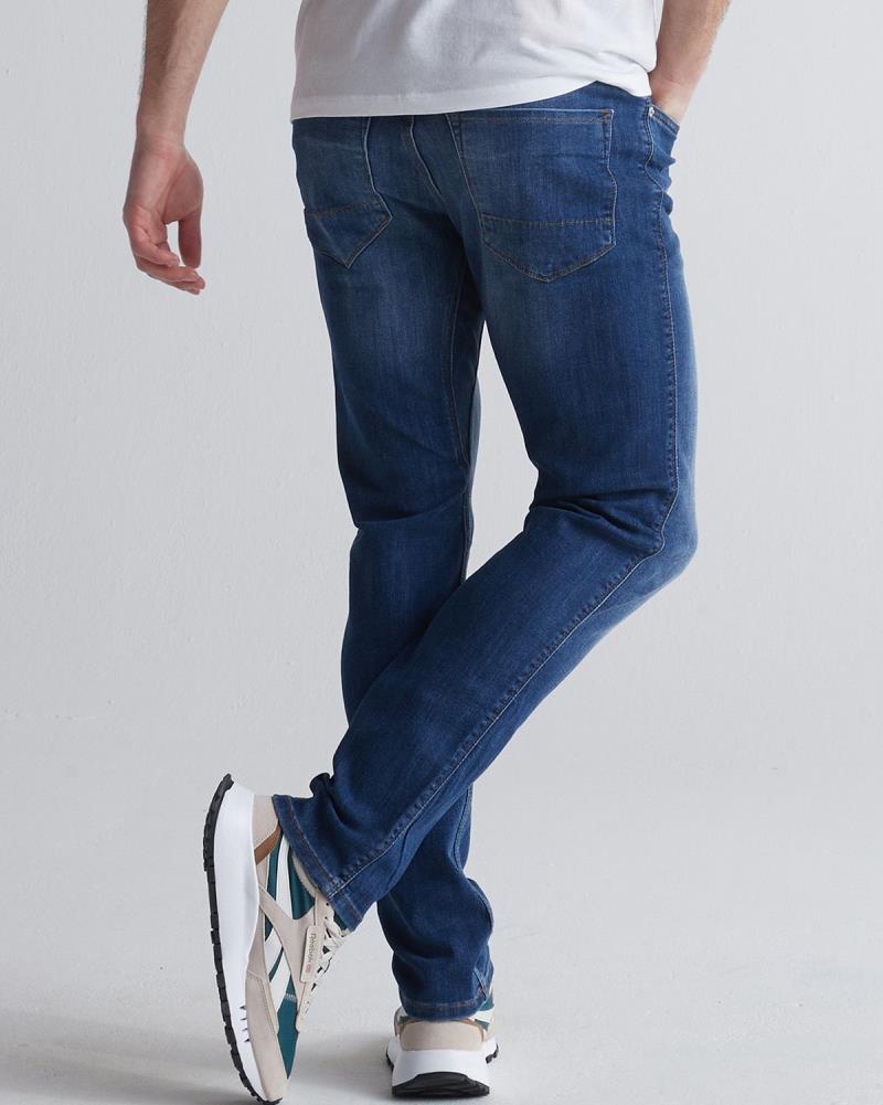 Performance Denim Slim Jeans, 34" Inseam - Wash - Mens - Galactic 3