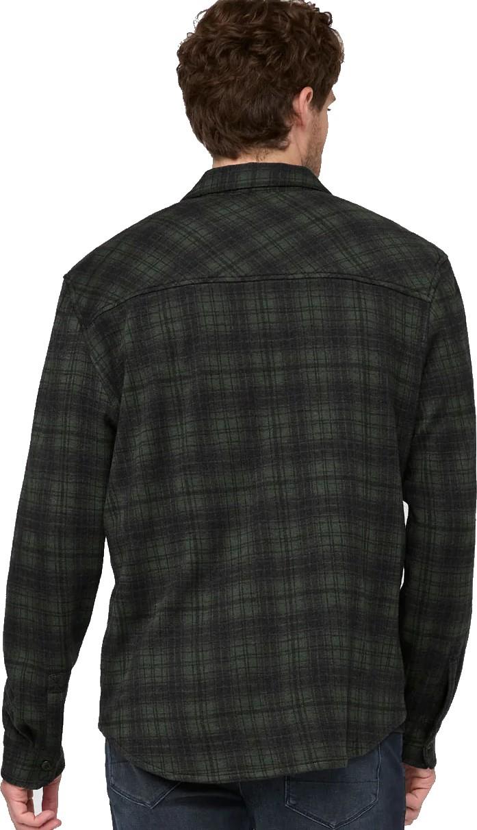 Performance Flannel Button Down - Mens - heather peat plaid 1
