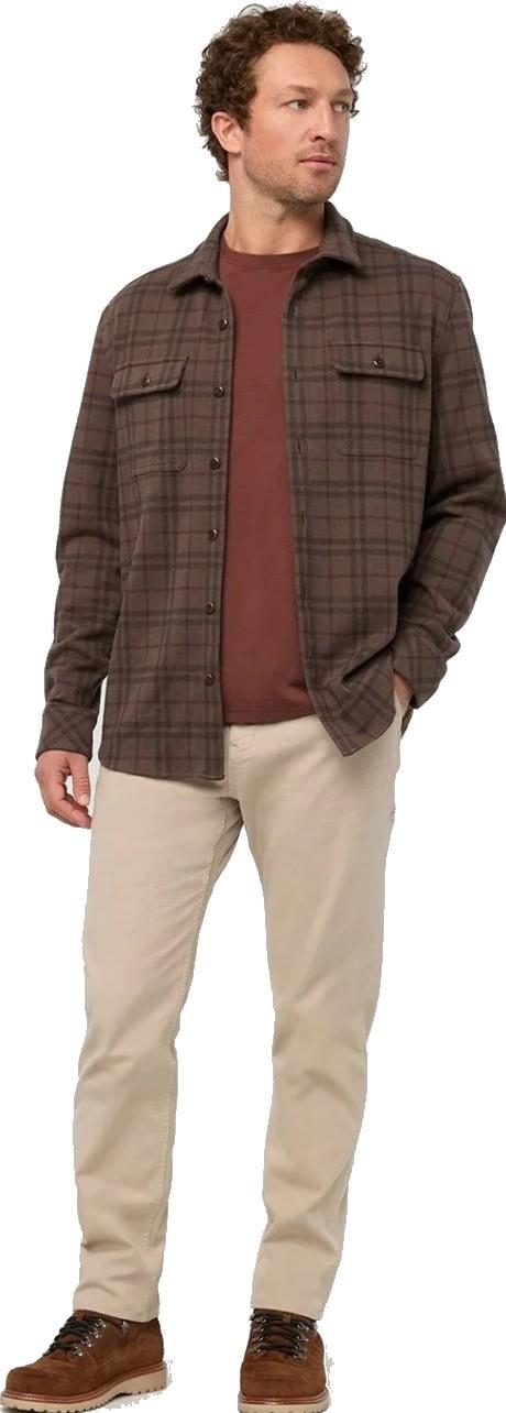 Performance Flannel Overshirt - Mens - stout plaid 1