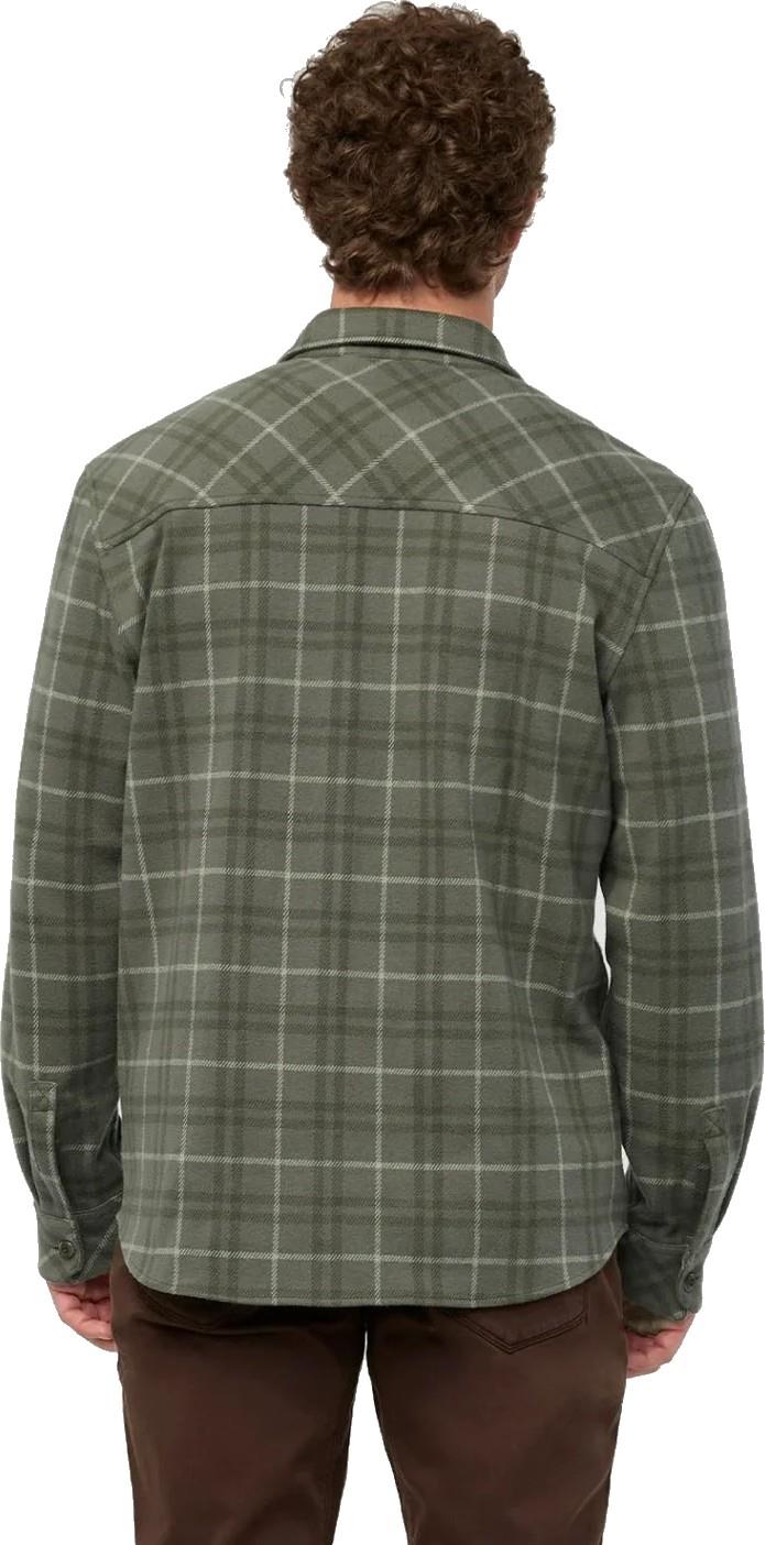 Performance Flannel Overshirt - Mens - thyme plaid 1
