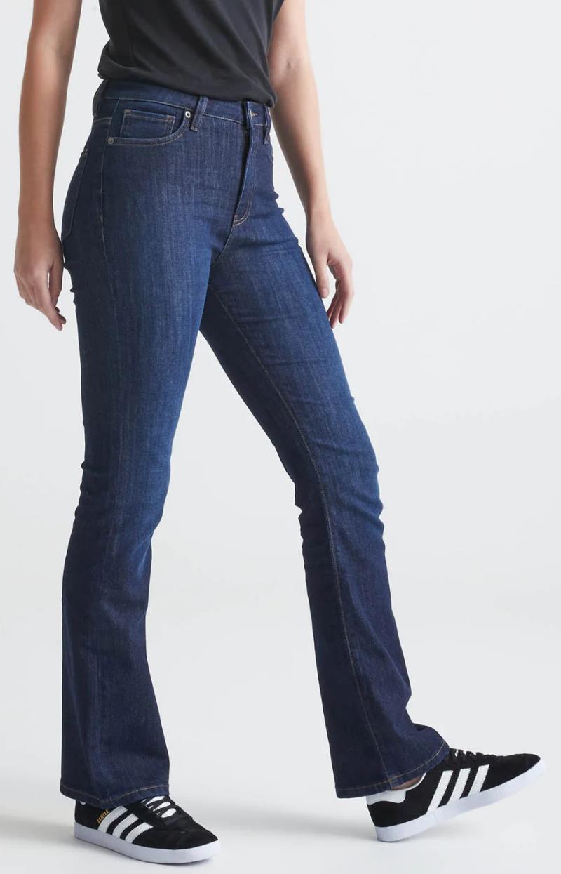 Performance High Rise Bootcut Jeans, 32" Inseam - Womens - Dark Stone 2