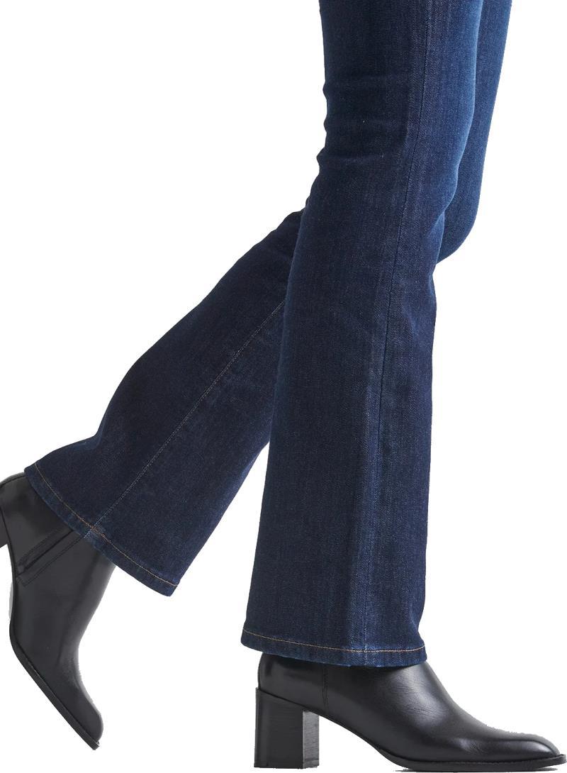 Performance High Rise Bootcut Jeans, 32" Inseam - Womens - Dark Stone 5