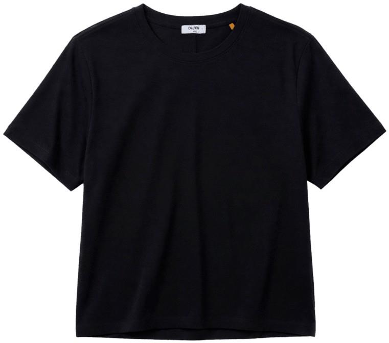 PurePima Boxy Tee - Womens - black 1