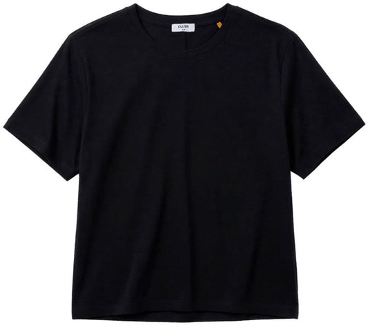 PurePima Boxy Tee - Womens - black 1