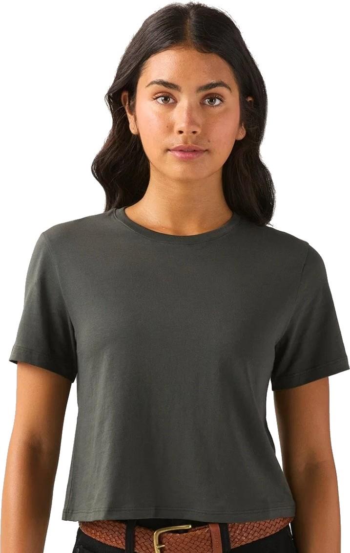 PurePima Boxy Tee - Womens - evergreen 1