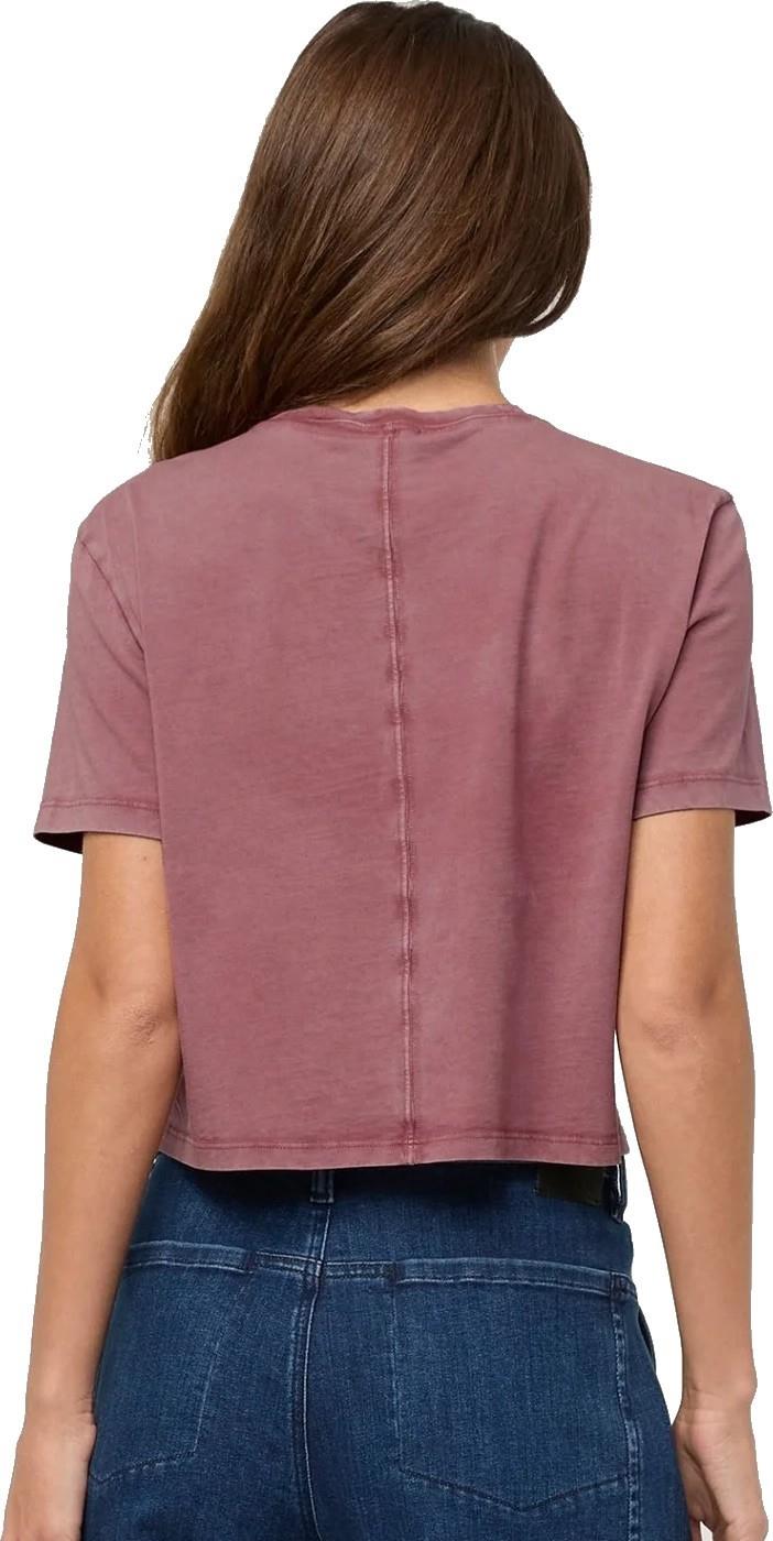 PurePima Boxy Tee - Womens - washed dusty rose 1