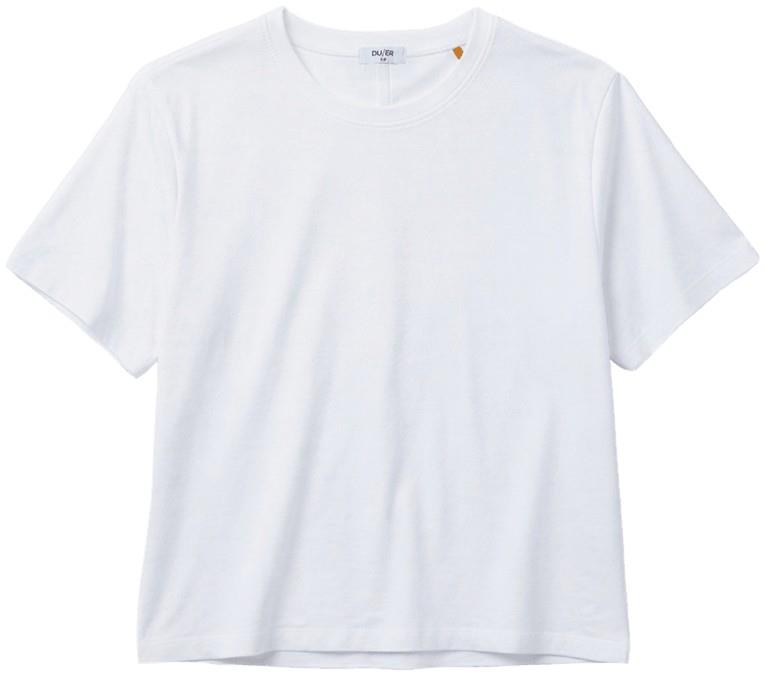 PurePima Boxy Tee - Womens - white 1