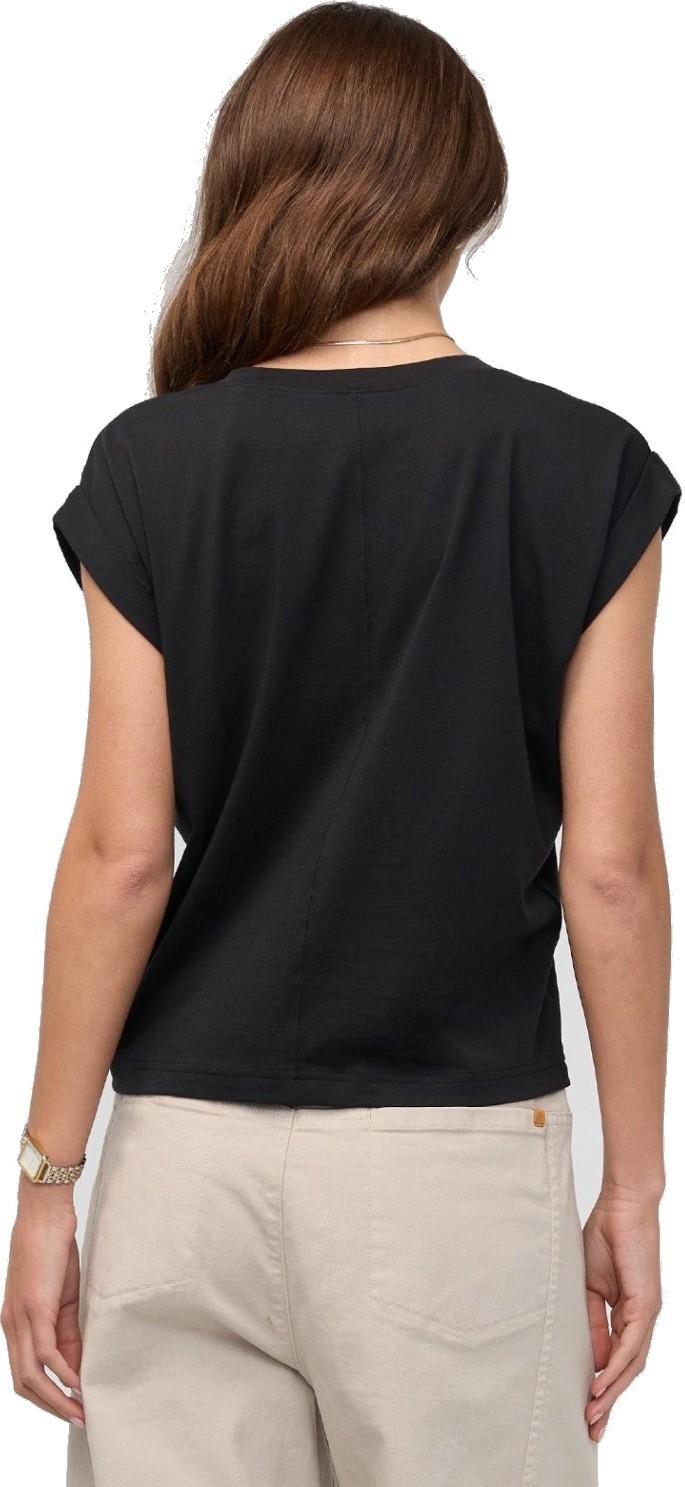 PurePima Dolman V-Neck - Womens - black 1