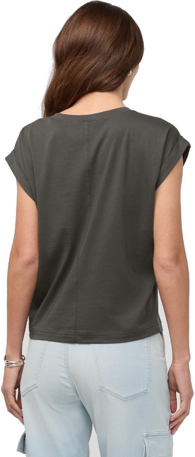 PurePima Dolman V-Neck - Womens - evergreen 1