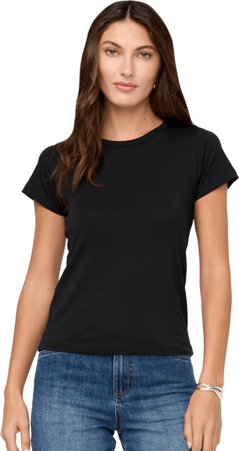 PurePima Slim Crew - Womens - black 1