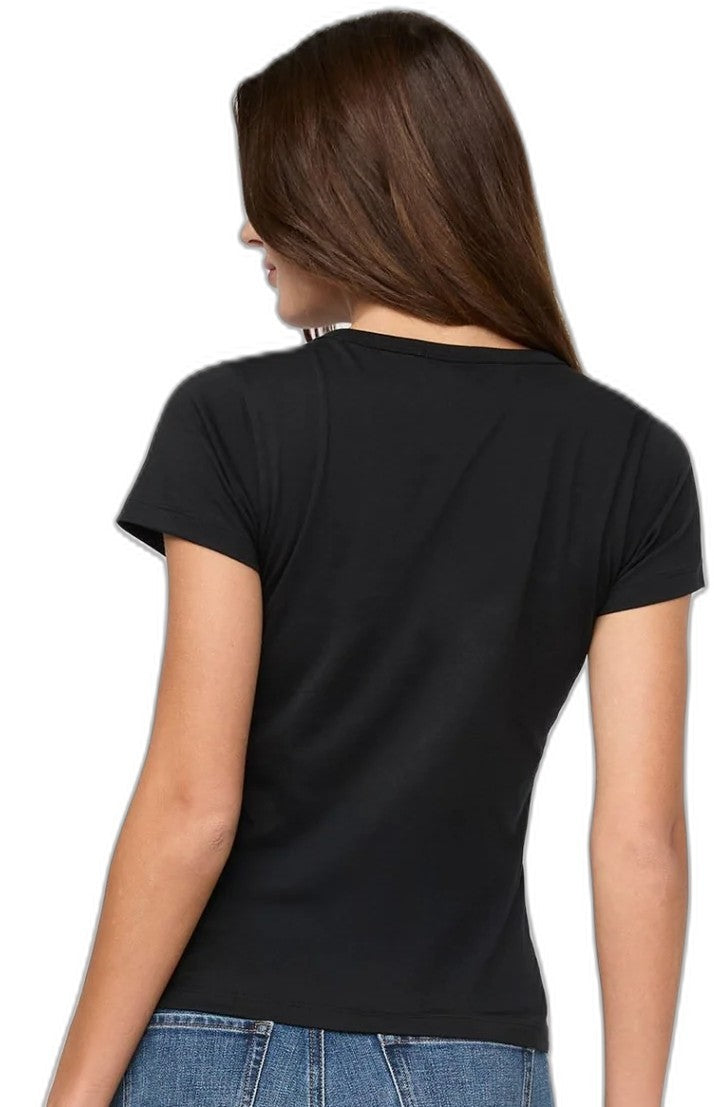 PurePima Slim Crew - Womens - black 1
