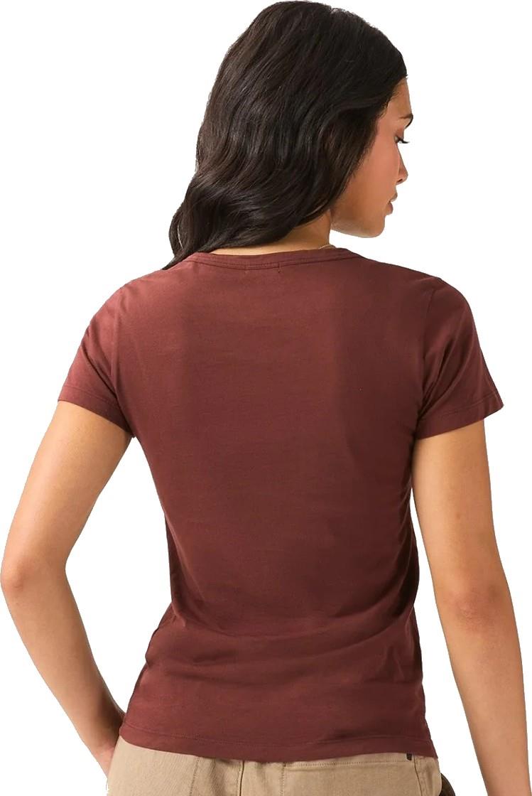 PurePima Slim Crew - Womens - chestnut 1