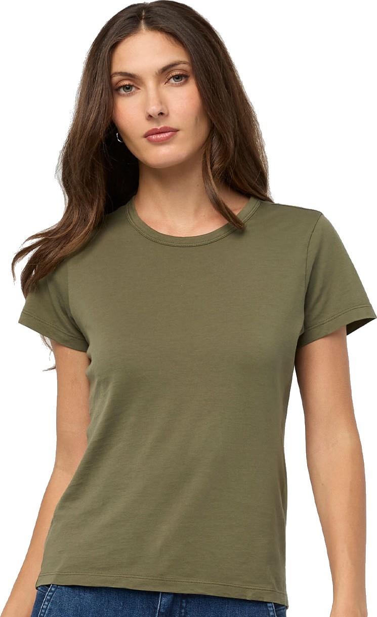 PurePima Slim Crew - Womens - kelp 1