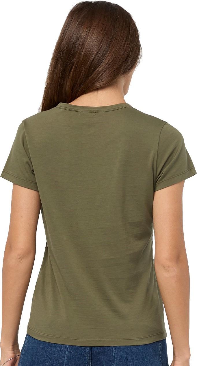 PurePima Slim Crew - Womens - kelp 1