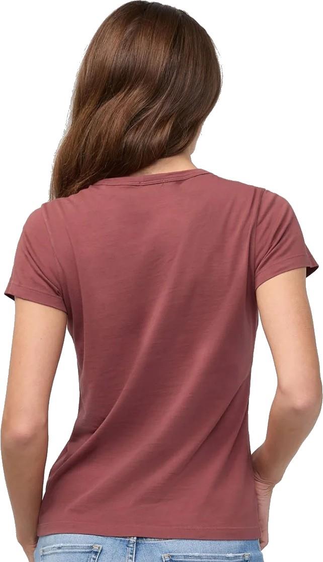 PurePima Slim Crew - Womens - red clay 1