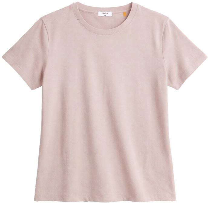 PurePima Slim Crew - Womens - shell pink 1