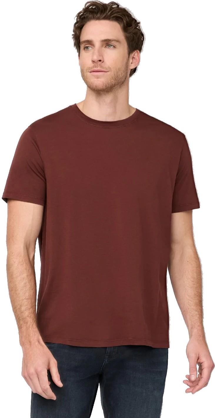 PurePima Tee - Mens - rich maroon 1