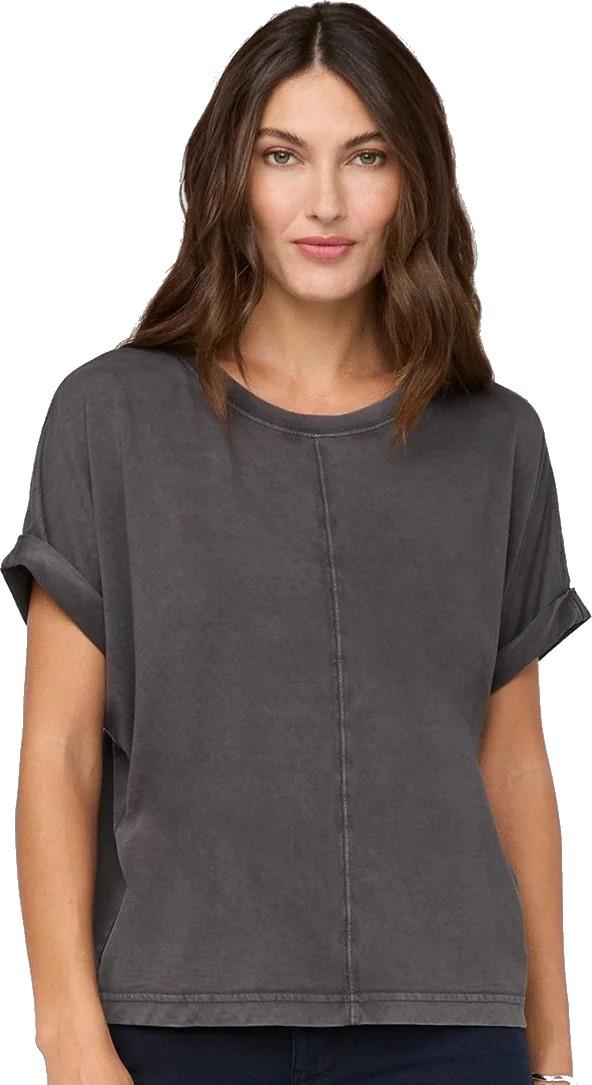 PurePima Vintage Dolman Tee - Womens - washed grey 1