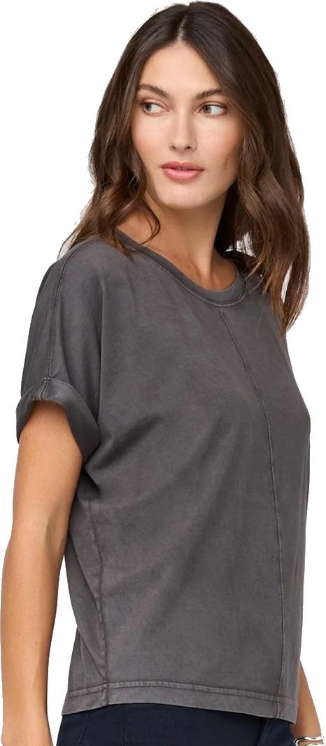 PurePima Vintage Dolman Tee - Womens - washed grey 1
