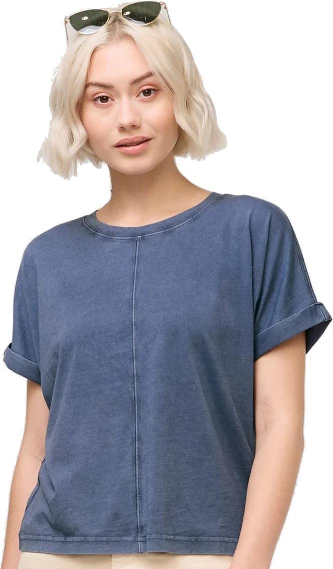 PurePima Vintage Dolman Tee - Womens - washed indigo 1