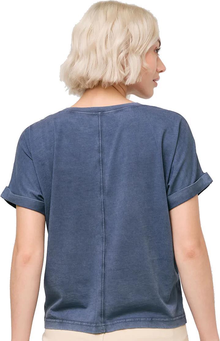 PurePima Vintage Dolman Tee - Womens - washed indigo 1