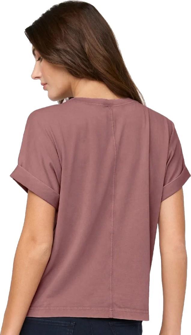 PurePima Vintage Dolman Tee - Womens - washed mauve 1