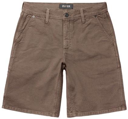 Stretch Canvas Carpenter Shorts, 10" Inseam - Mens - garment dye canteen 1