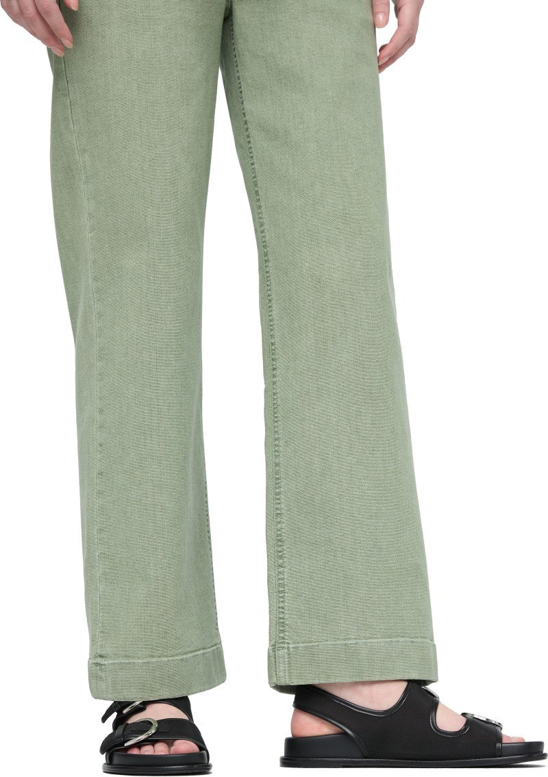 Stretch Canvas Girlfriend Jumpsuit, 30" Inseam - Womens - light pine 1